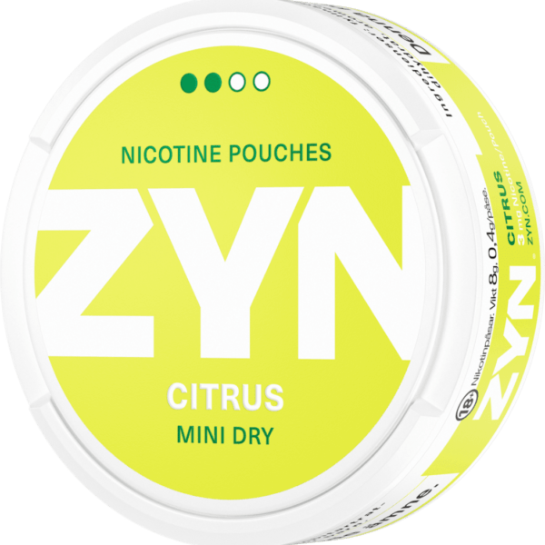 zyn mini dry citrus 3mg right