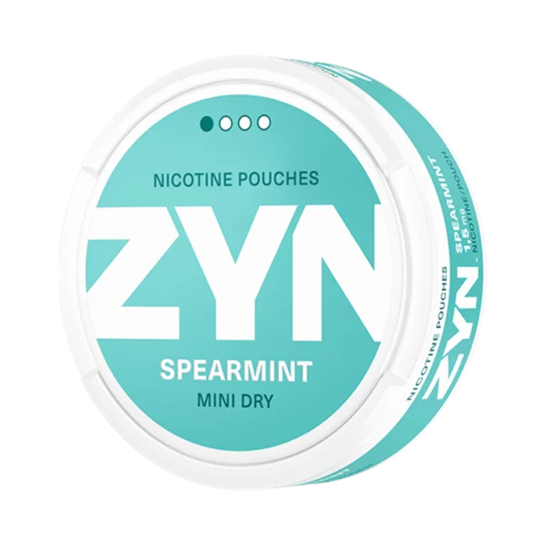 zyn spearmint mini dry right