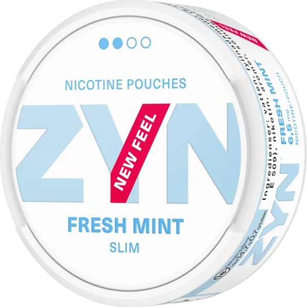 ZYN Slim Fresh Mint Novo sentimento
