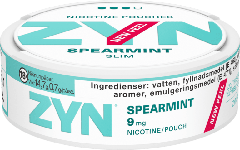 ZYN Slim Spearmint Strong - Buy Online, Express shipping | Snusforsale