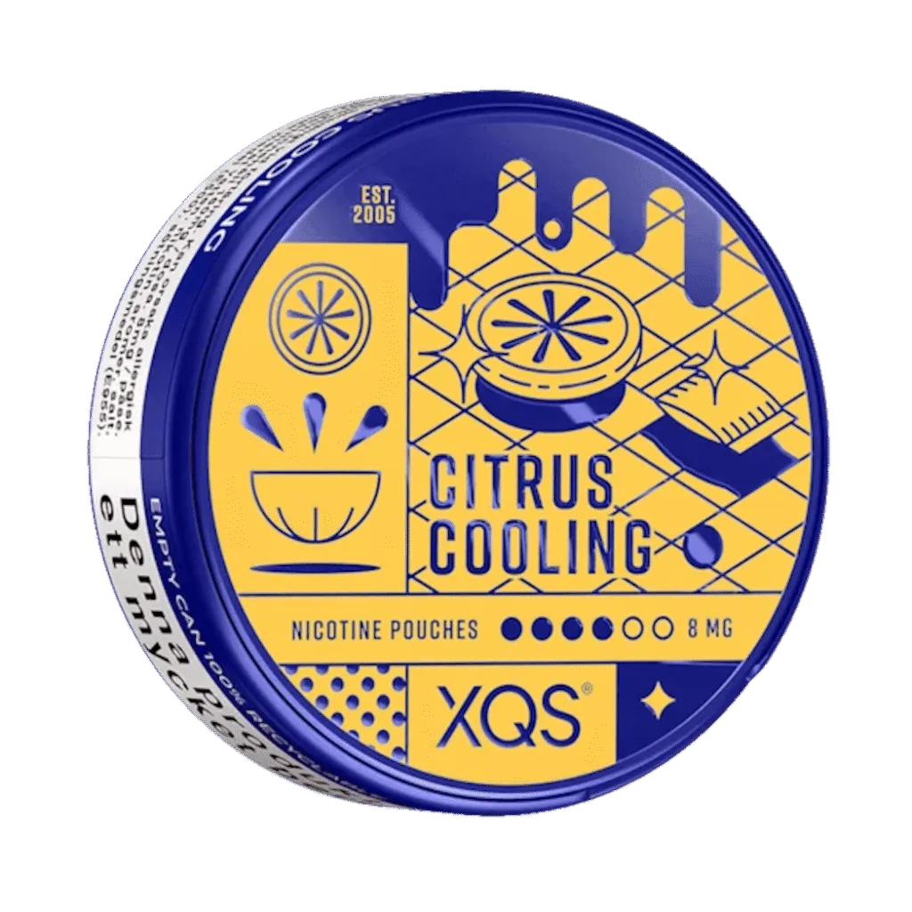 XQS Citrus Cooling Slim Strong 8 mg
