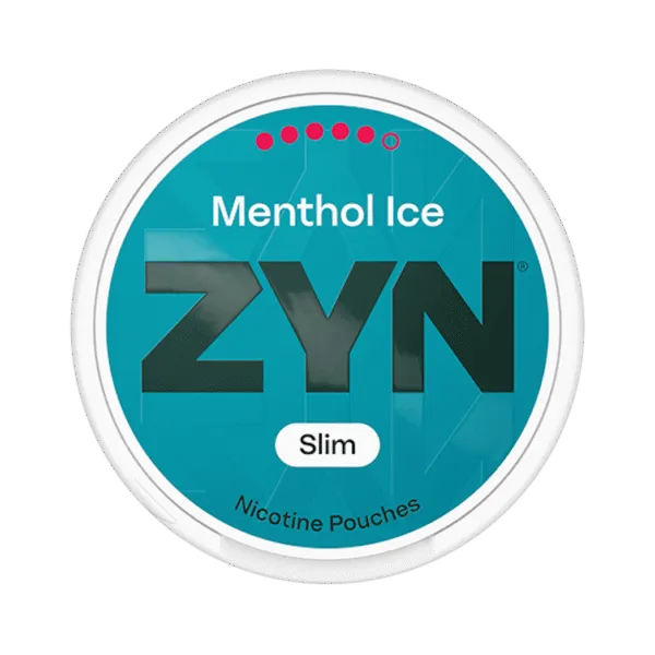 zyn menthol ice slim s5