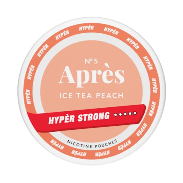 apres no5 ice tea peach hyper strong