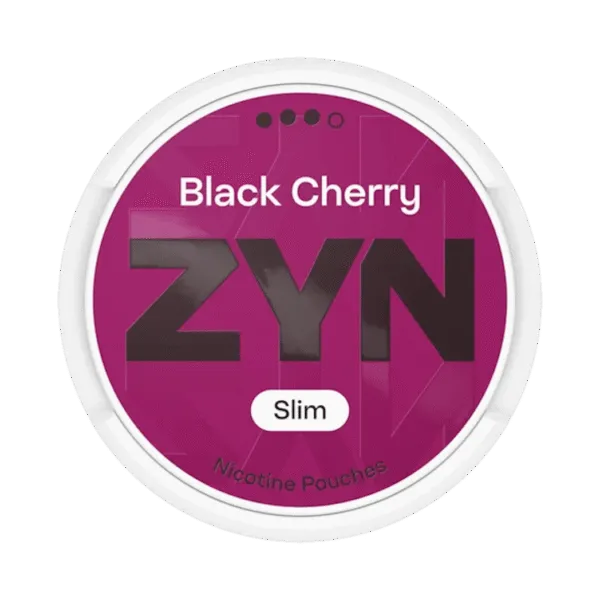 zyn black cherry slim front