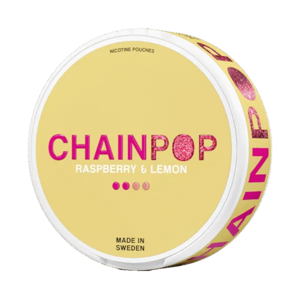 chainpop hindbær-citron